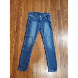 Rue21 Mid Rise Skinny Freedom Flex Medium Wash Blue Denim Jeans Size‎ 5/6R